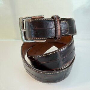 Men’s Fullum & Holt Genuine Leather Belt – Size 34 / 106 cm – Made in Canada